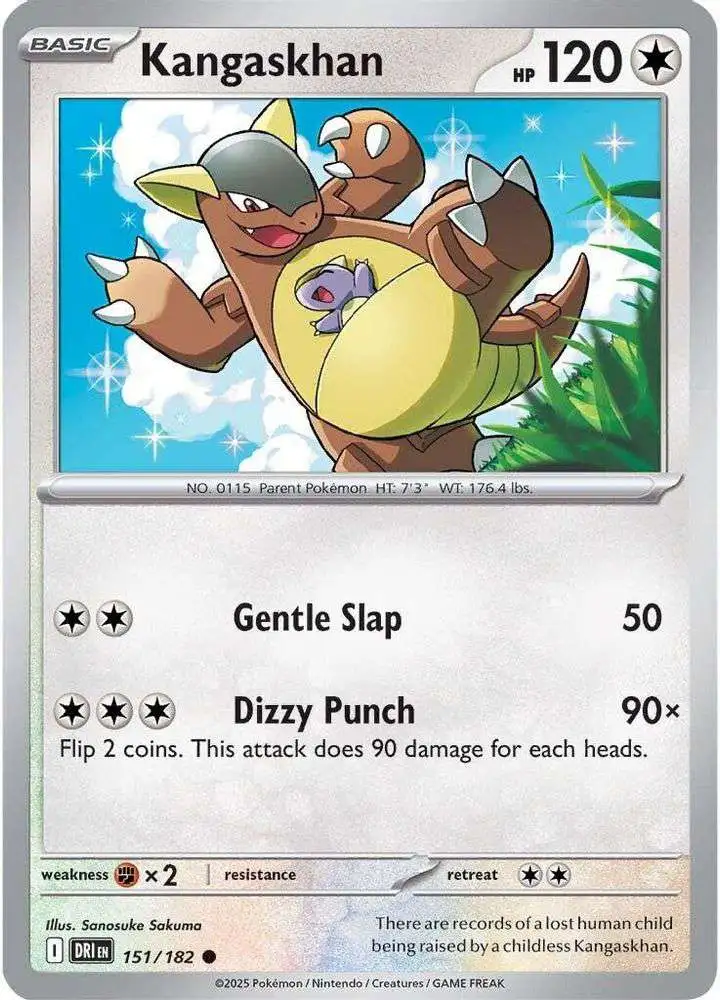 Pokemon Trading Card Game Destined Rivals Common Kangaskhan #151