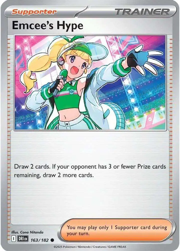 Pokemon Trading Card Game Destined Rivals Common Emcee's Hyper #163