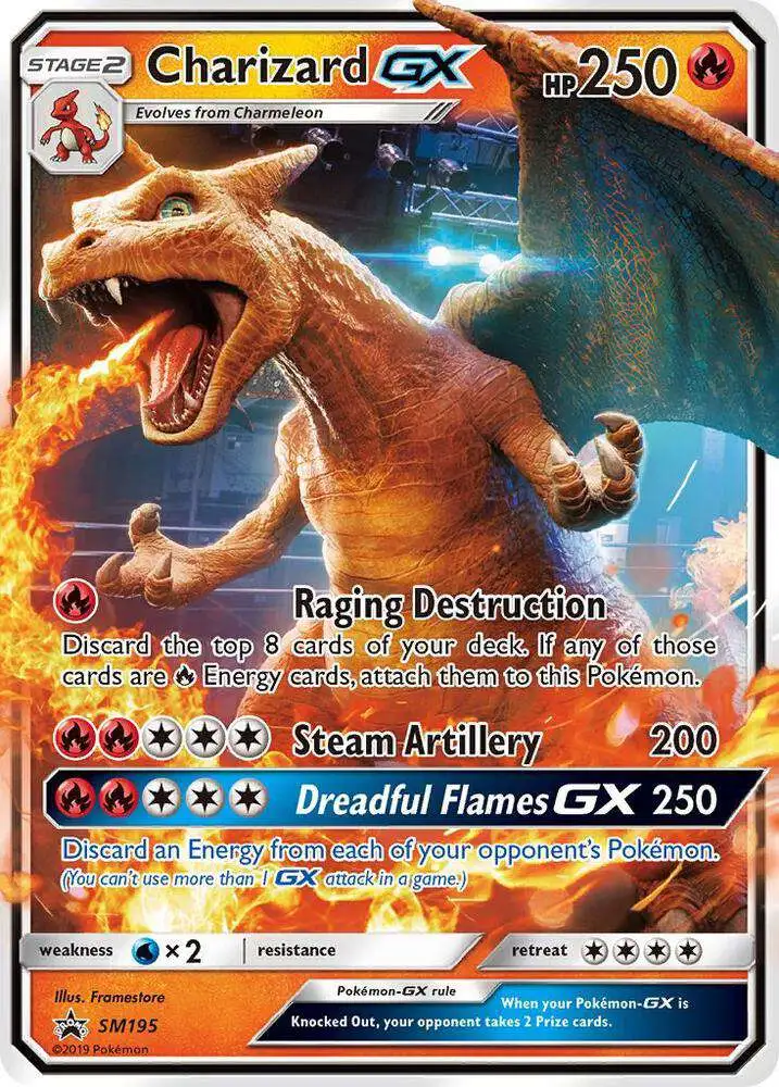 Pokemon Sun Moon Detective Pikachu Promo Single Card Ultra Rare Charizard  GX SM195 2019 - ToyWiz