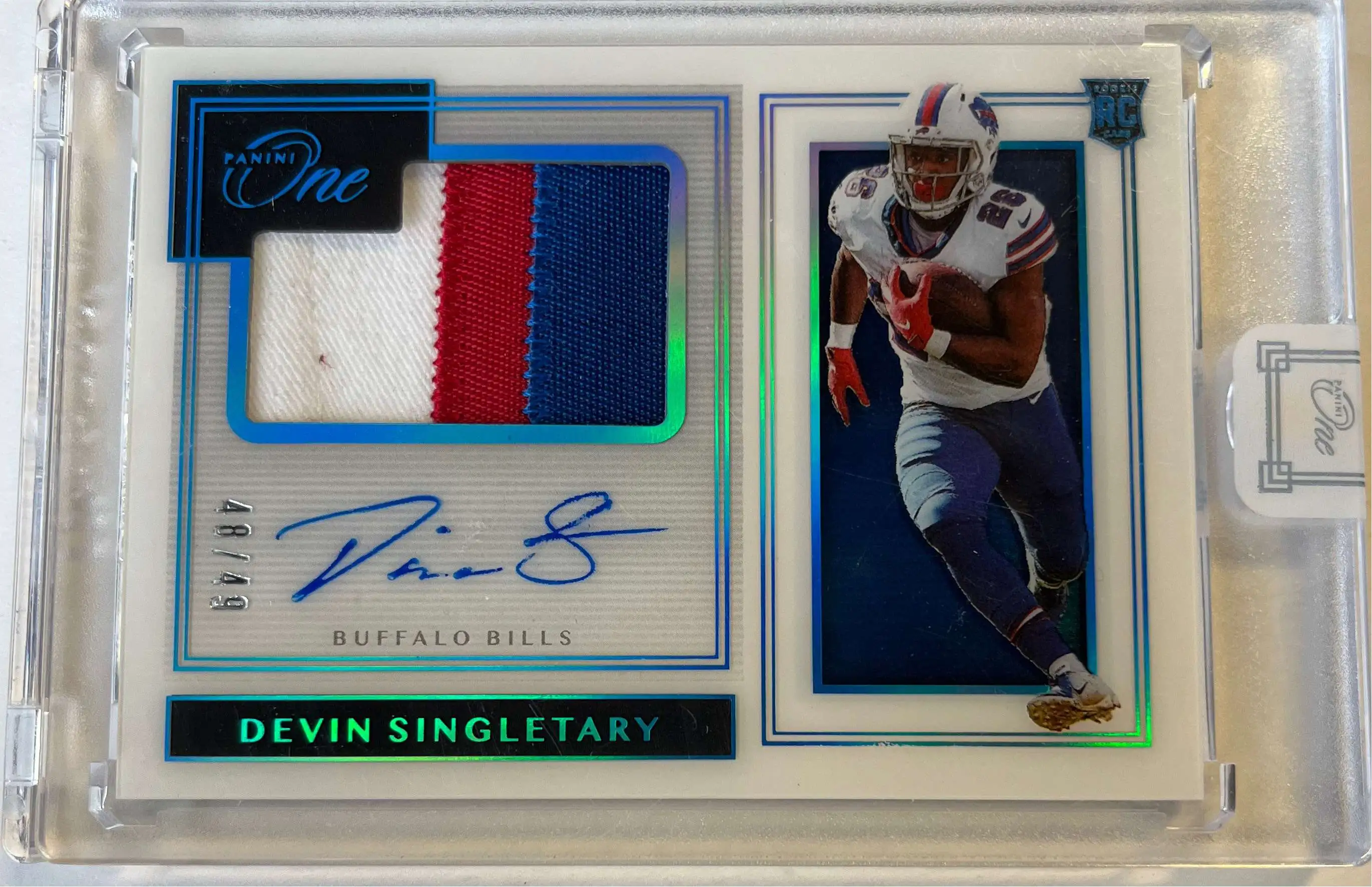 NFL 2019 Panini one Devin Singletary 4849 Autographed Trading Card