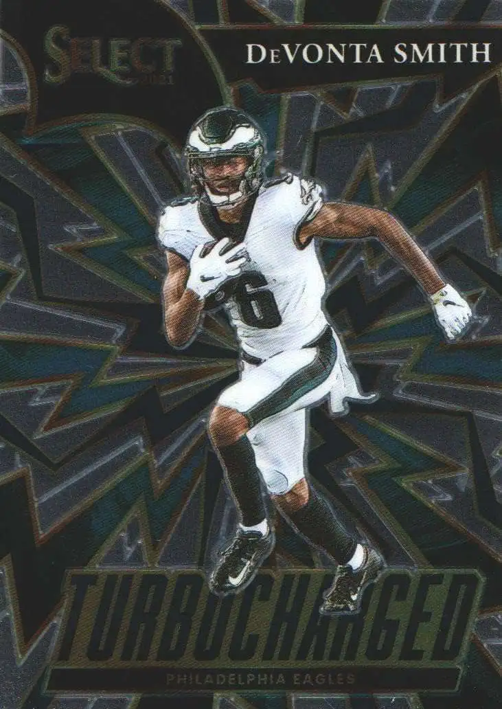 NFL 2021 Panini Select Turbocharged Devonta Smith TUR-11 [Rookie]