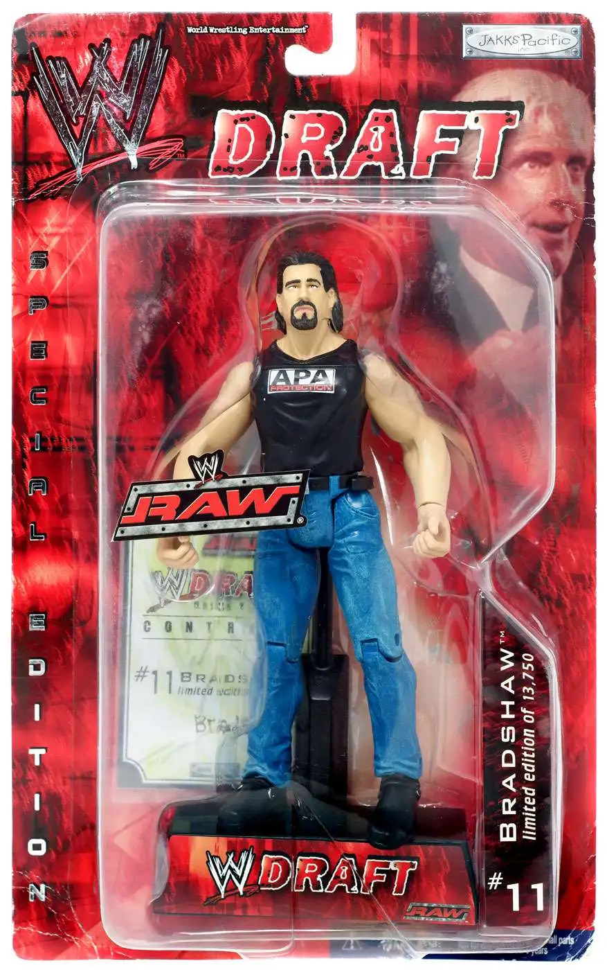 Jakks Pacific 2002 WWE Smackdown Draft #5 Chuck Limited Edition of 11 250 for sale online 