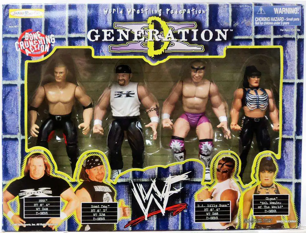 WWE Wrestling WWF D-Generation 6 Action Figure 3-Pack Jakks Pacific - ToyWiz