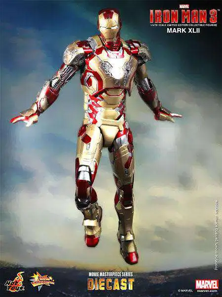 Iron Man 3 Movie Masterpiece Iron Man Mark XLII 16 Collectible Figure Hot  Toys - ToyWiz
