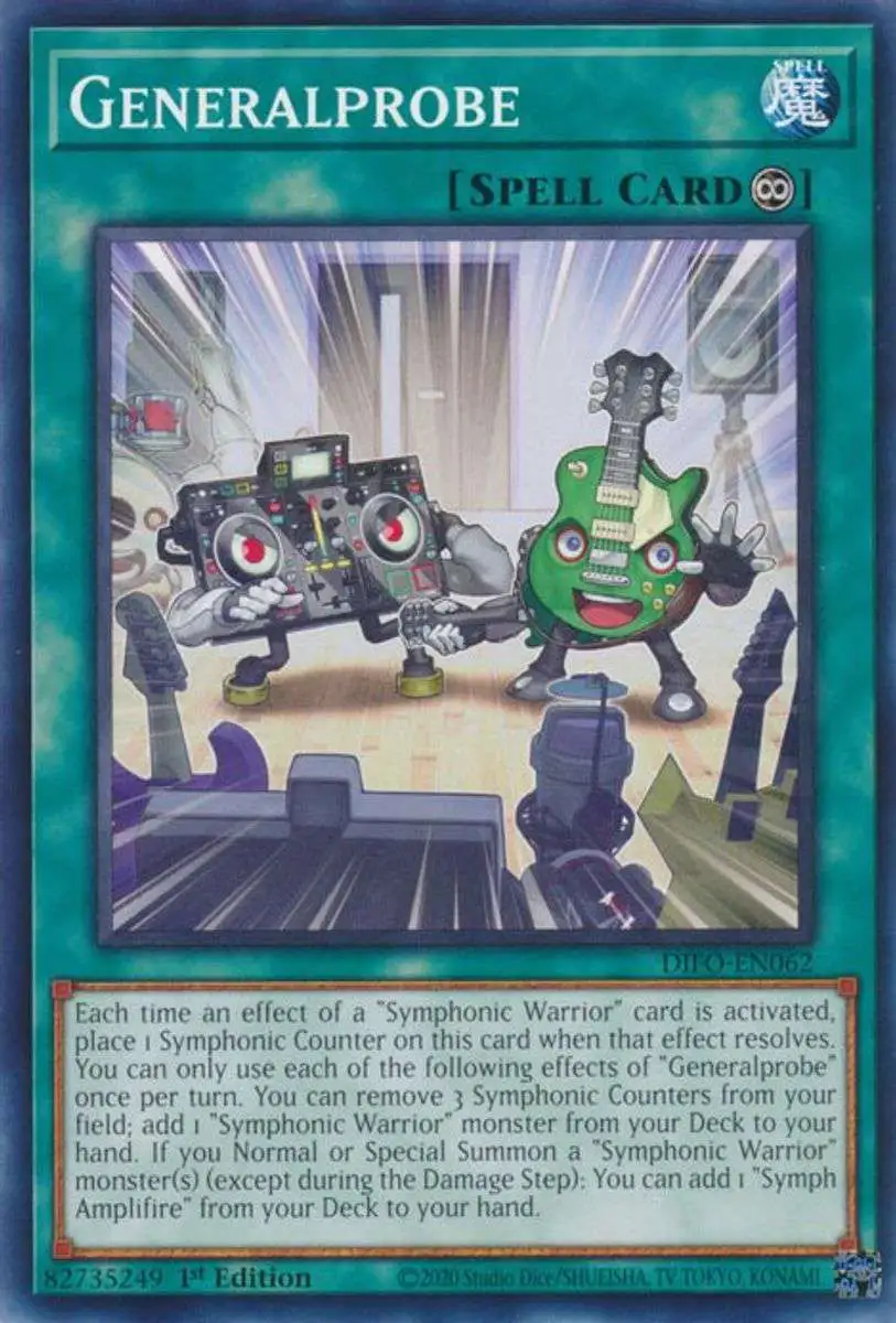 YuGiOh Trading Card Game Dimension Force Common Generalprobe DIFO-EN062