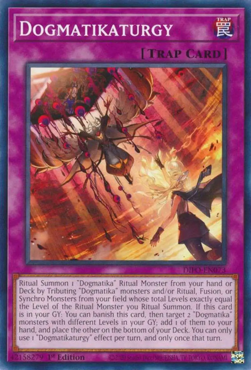 dogmatika yugioh deck RA01-EN076 - Punishment - Platinum Secret Rare Help with Dogmatika and thoughts