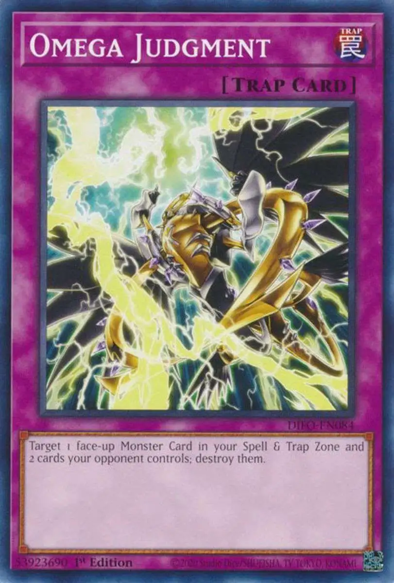 YuGiOh Trading Card Game Dimension Force Common Omega Judgment DIFO-EN084