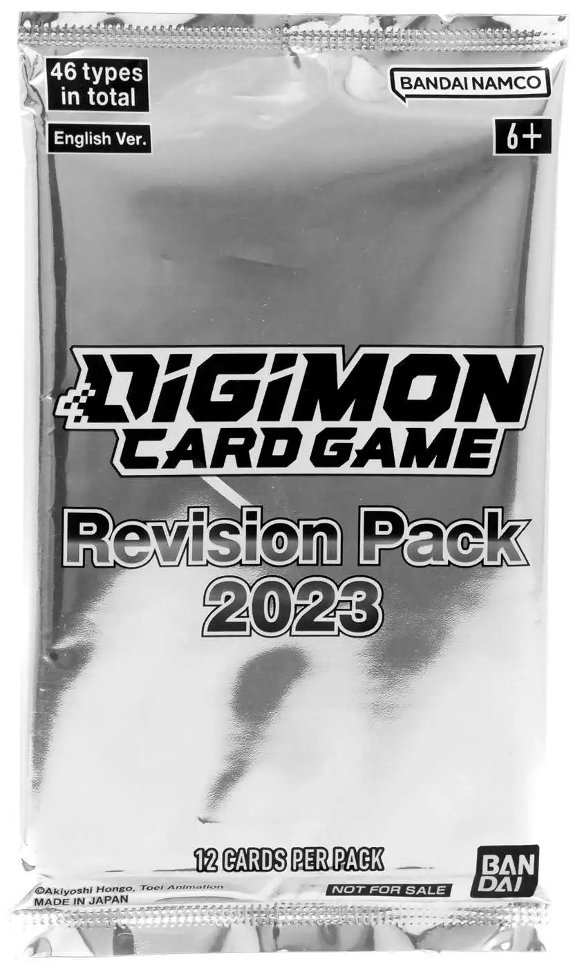 Digimon Trading Card Game Revision Pack 2023 Booster Pack 12 Cards