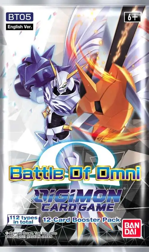 Digimon Card Game BT-01 Booster Packs x 12 