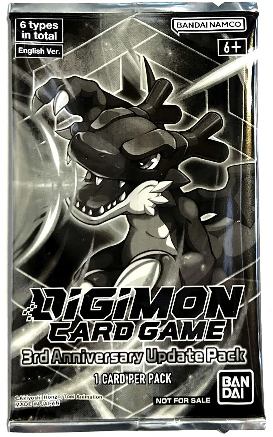Digimon Trading Card Game Animal Colosseum 3rd Anniversary Update Pack [1 Card]