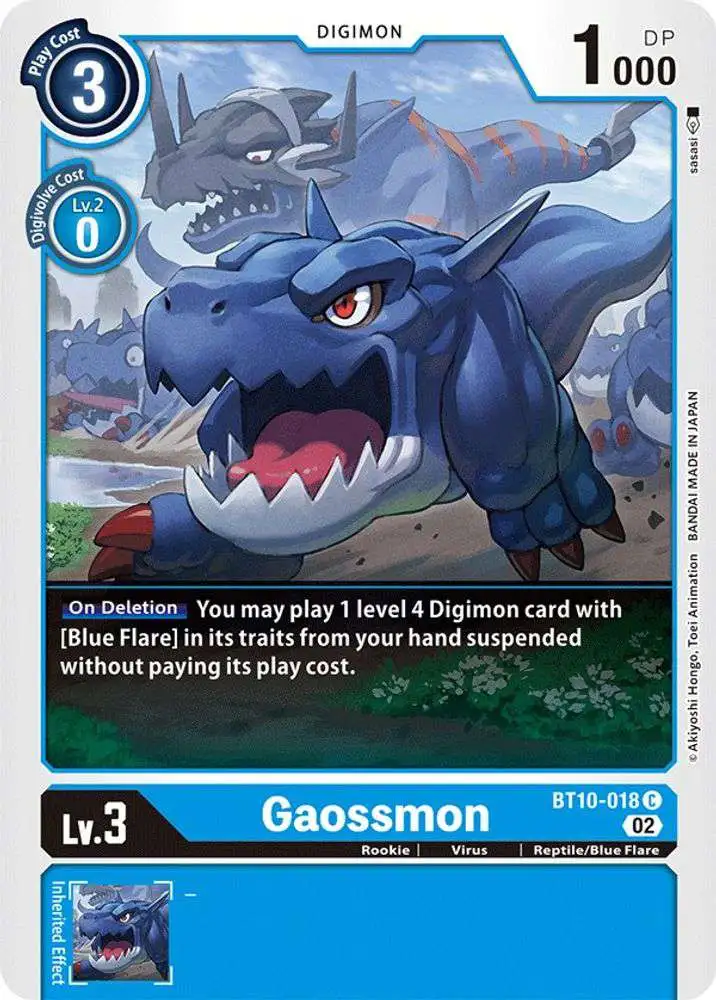 Digimon Xros Encounter Common Gaossmon BT10-018