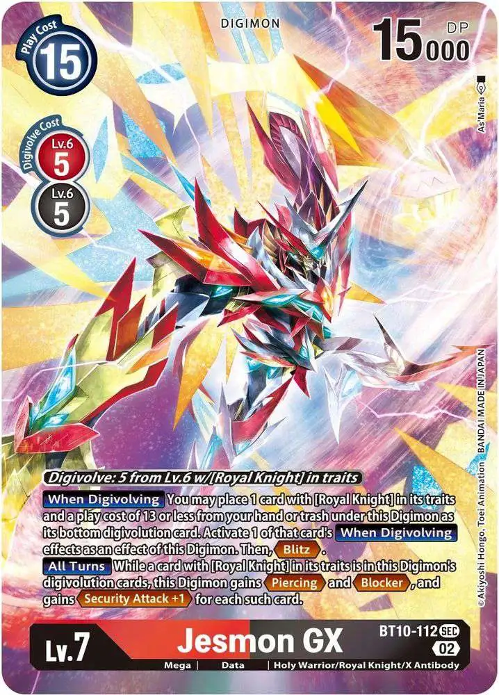 DIGIMON CARD GAME BT-10 CROSS ENCOUNTER cards list