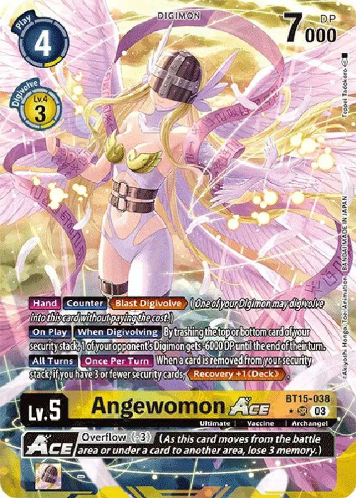 Digimon Exceed Apocalypse Single Card Super Rare Angewomon