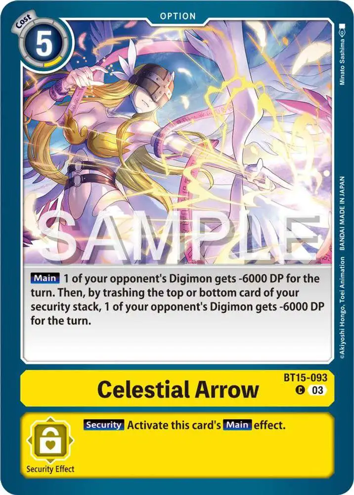 Digimon Exceed Apocalypse Common Celestial Arrow BT15-093