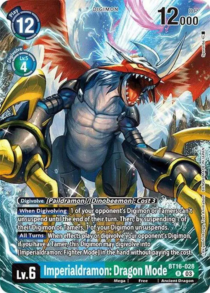 Digimon Trading Card Game Special Limited Set Rare Imperialdramon: Dragon Mode BT16-028 [Alternate Art]