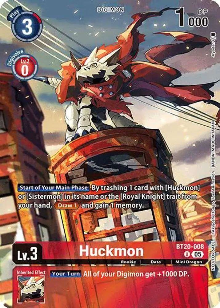 Digimon Trading Card Game Versus Monsters Single Card Uncommon Huckmon BT20-00 Versus Monsters Legend Pack 2025 - ToyWiz Digimon Trading Card Game Versus Monsters Single Card Uncommon Huckmon BT20-00 Versus Monsters Legend Pack 2025 - ToyWiz