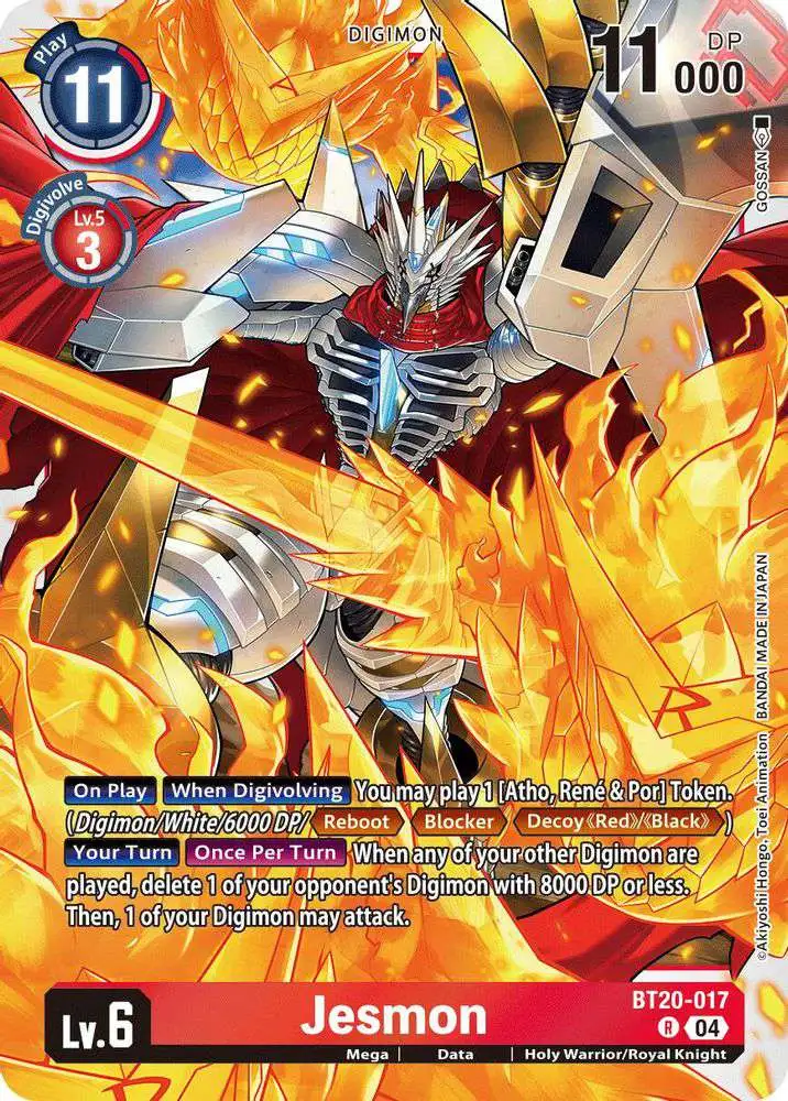 Digimon Trading Card Game Release Special Booster 2.5 Single Card Rare  Jesmon BT20-017 - ToyWiz