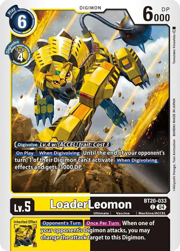 Digimon Trading Card Game Release Special Booster 2.5 Single Card Common LoaderLeomon BT20-033 - ToyWiz Digimon Trading Card Game Release Special Booster 2.5 Single Card Common LoaderLeomon BT20-033 - ToyWiz