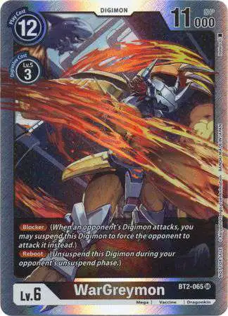Digimon Trading Card Game Release Special Booster Super Rare WarGreymon BT2-065 [Classic Collection]