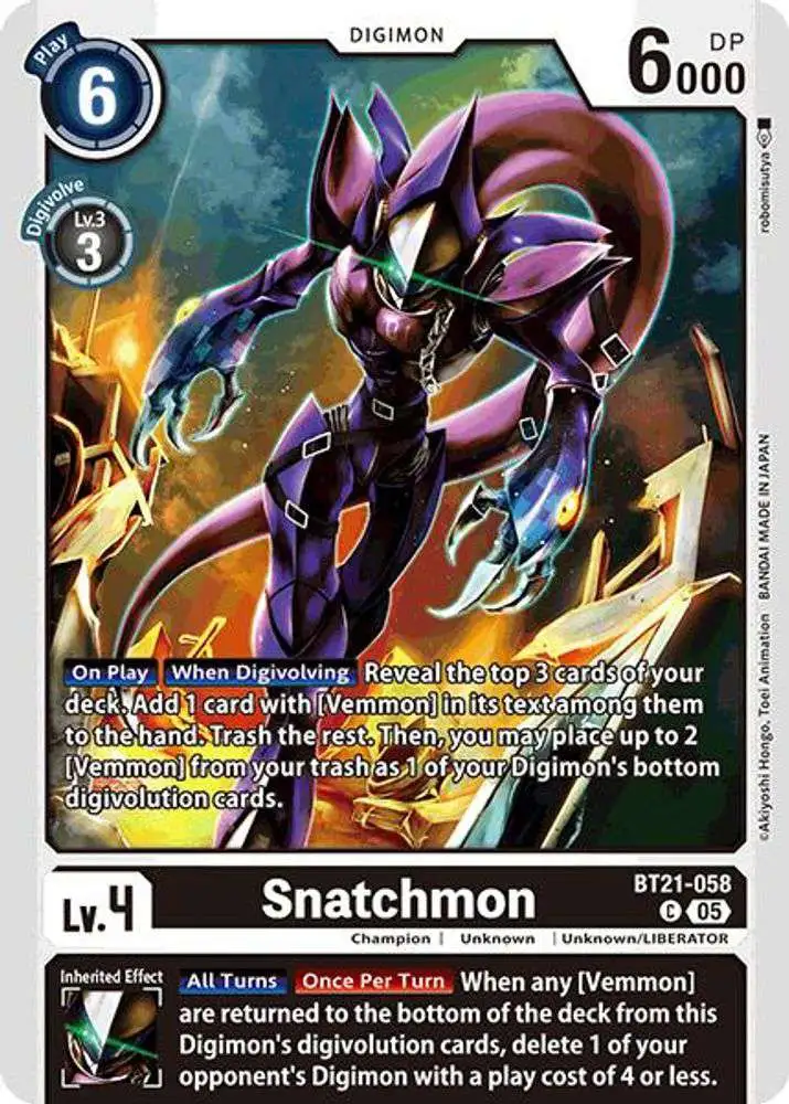 digimon world 1 cards Card Game TAMER'S BOX ver.1 Egg card to an empty space in your Breeding Area Ended] Championship 25-26 Finals Season