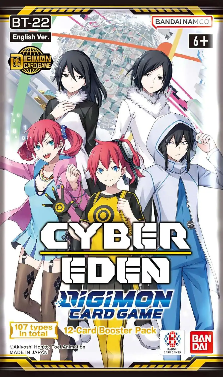 Digimon Card Game Cyber Eden Booster Pack BT22 ENGLISH, 12