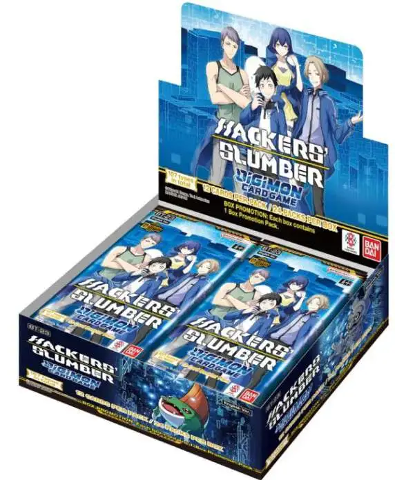 Digimon Card Game Hackers' Slumber Booster Box BT23 [24 Packs]