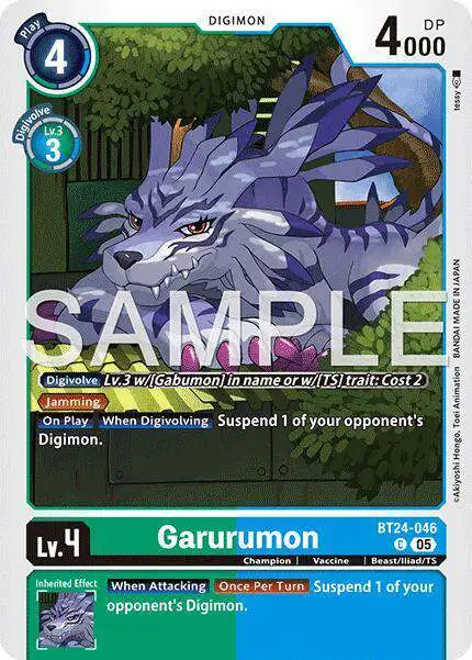 digimon garurumon card Digimon TCG main image 0