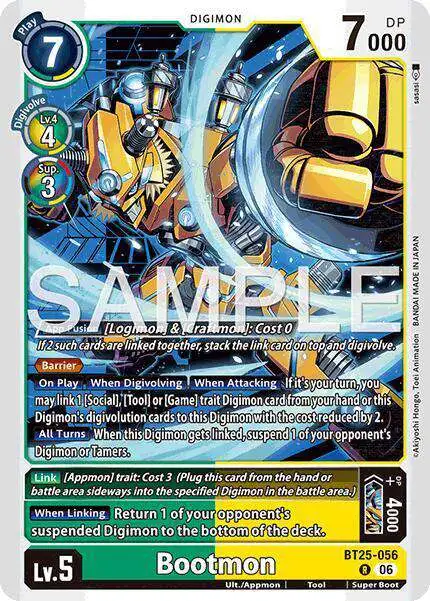 Digimon Trading Card Game Dual Revolution Single Card Rare Bootmon