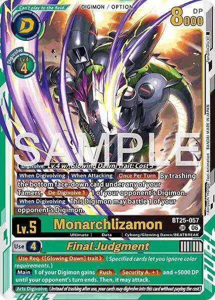 Digimon Trading Card Game Dual Revolution Single Card Ultra Rare