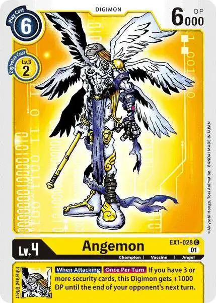 Digimon Trading Card Game Classic Collection Common Angemon EX1-028