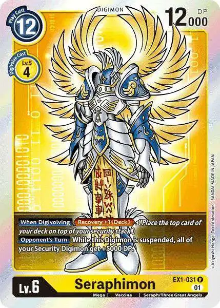 Digimon Trading Card Game Classic Collection Rare Seraphimon EX1-031