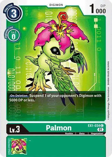 Digimon Trading Card Game Classic Collection Common Palmon EX1-034