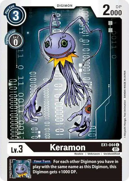 Digimon Trading Card Game Classic Collection Common Keramon EX1-044