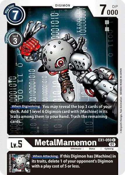 Digimon Trading Card Game Classic Collection Common MetalMamemon EX1-050