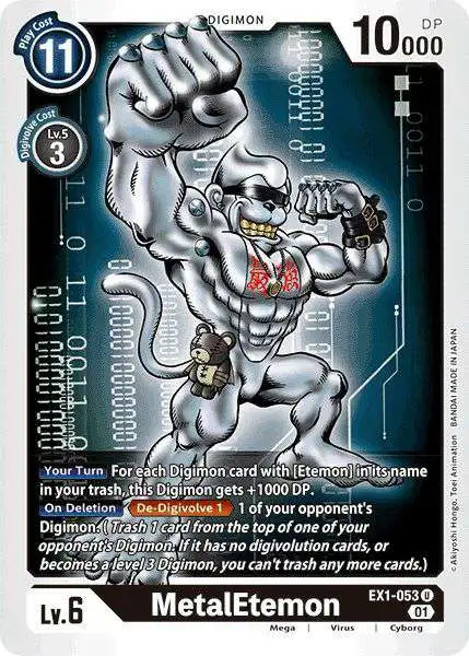 Digimon Trading Card Game Classic Collection Uncommon MetalEtemon EX1-053