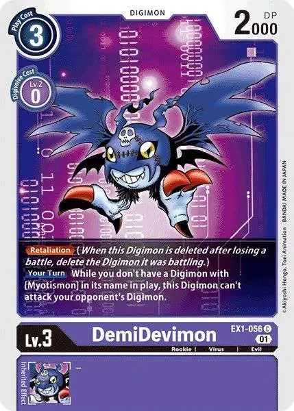 Digimon Trading Card Game Classic Collection Common DemiDevimon EX1-056