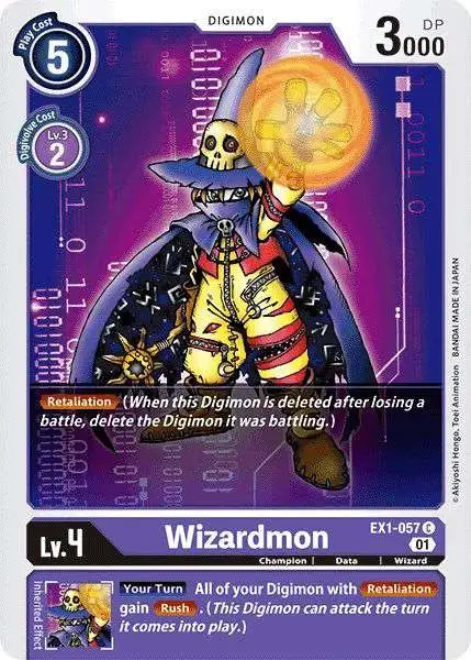 Digimon Trading Card Game Classic Collection Common Wizardmon EX1-057