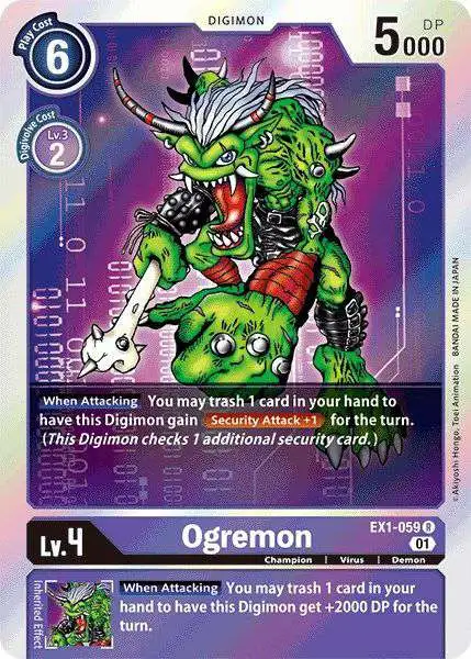 Digimon Trading Card Game Classic Collection Rare Ogremon EX1-059