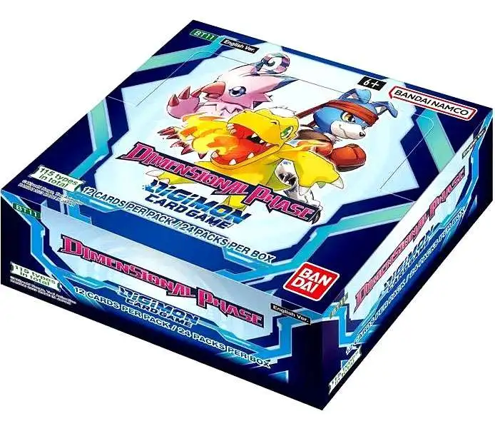 Digimon Trading Card Game Dimensional Phase Booster Box BT11 [ENGLISH, 24 Packs]
