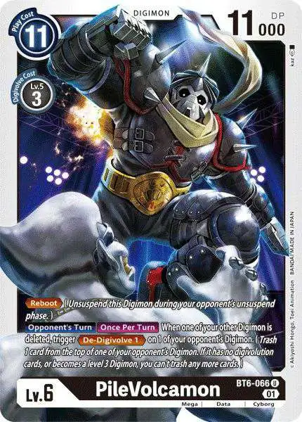 Digimon Trading Card Game Double Diamond Uncommon PileVolcamon BT6-066