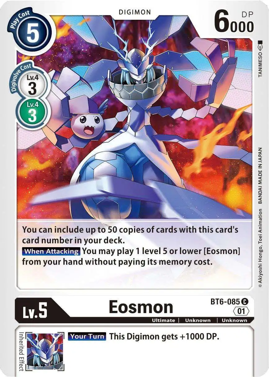 Digimon Trading Card Game Double Diamond Common Eosmon - BT6-085 BT6-085