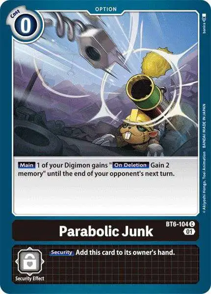 Digimon Trading Card Game Double Diamond Common Parabolic Junk BT6-104