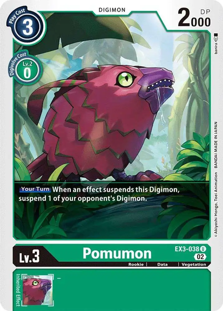 Digimon Trading Card Game Draconic Roar Single Card Uncommon Pomumon ...