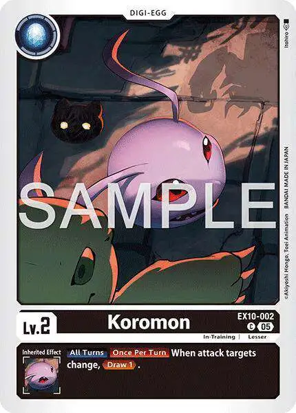 Digimon Trading Card Game Sinister Order Common Koromon EX10-002 []