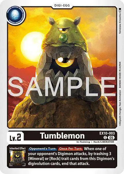 Digimon Trading Card Game Sinister Order Common Tumblemon EX10-003