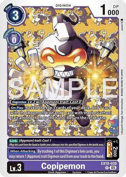 Digimon Trading Card Game Sinister Order Rare Copipemon EX10-038