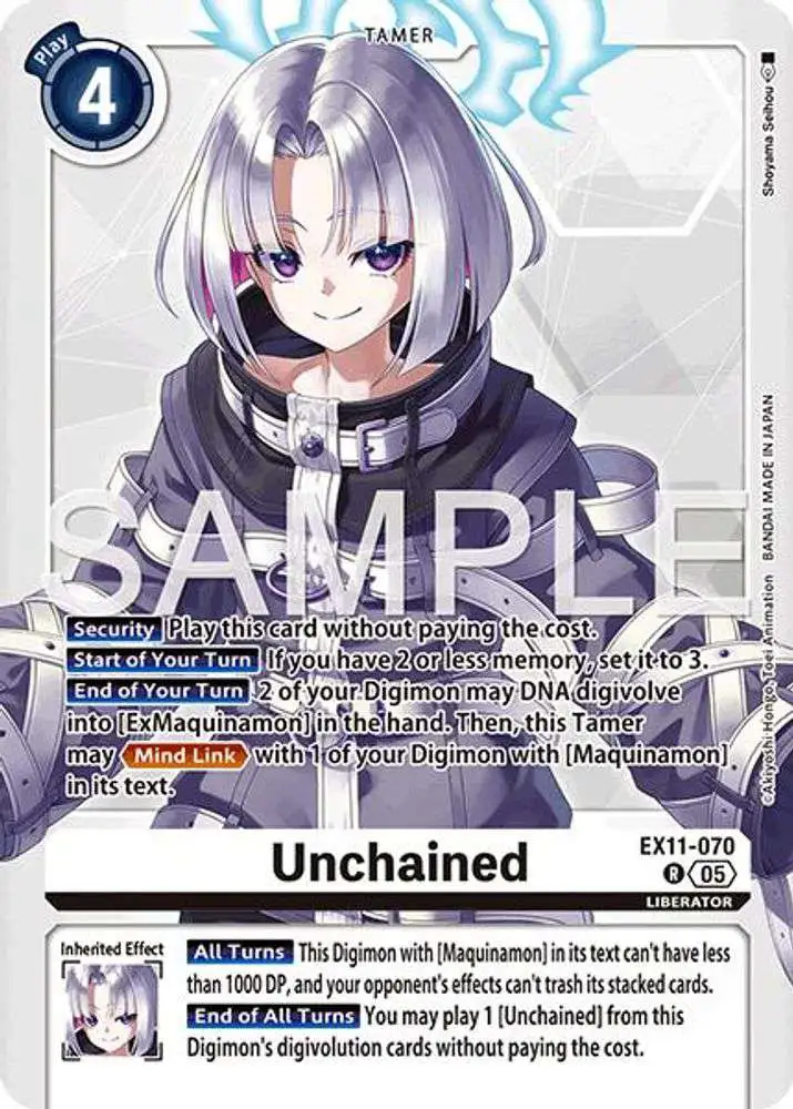 Digimon Trading Card Game Dawn of Liberator Single Card Rare Unchained EX11-070 - ToyWiz Digimon Trading Card Game Dawn of Liberator Single Card Rare Unchained EX11-070 - ToyWiz