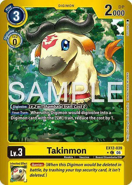 Digimon Trading Card Game Digital World Shambala Single Card