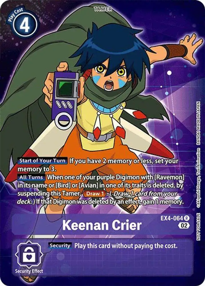Digimon Trading Card Game Alternative Being Single Card Rare Keenan