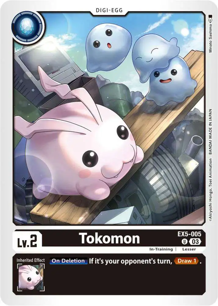 Digimon Animal Colosseum Uncommon Tokomon EX5-005